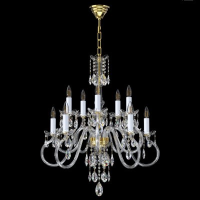 Candelabru cu 10 brate LUX design modern, Cristal Exclusive Miracle