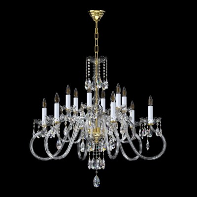 Candelabru cu 12 brate LUX design modern, Cristal Exclusive Miracle