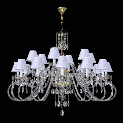 Candelabru cu 18 brate LUX design modern, Cristal Exclusive Miracle