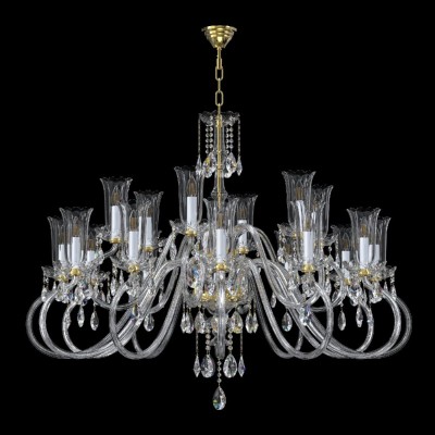 Candelabru cu 18 brate LUX design modern, Cristal Exclusive Miracle