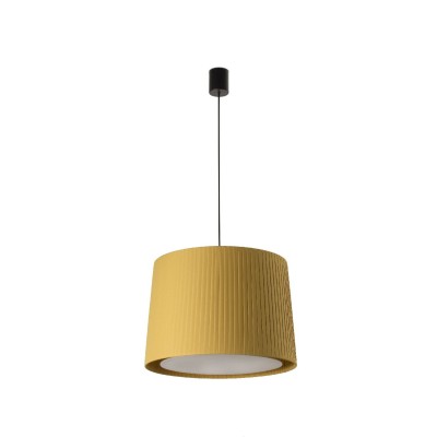 Lustra / Pendul modern design elegant SAMBA ø40cm galben