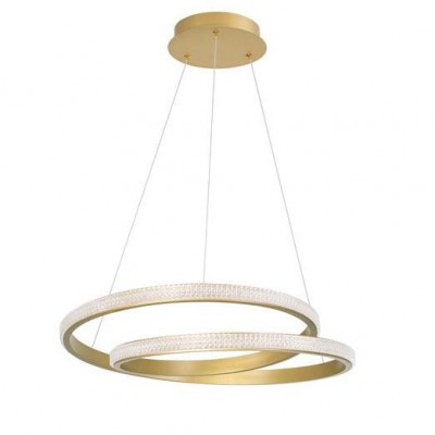 Lustra LED dimabila design elegant GRANIA auriu