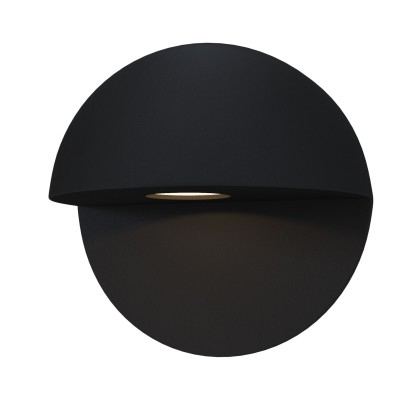 Aplica LED iluminat exterior IP55, design modern, 9cm Mezzo negru