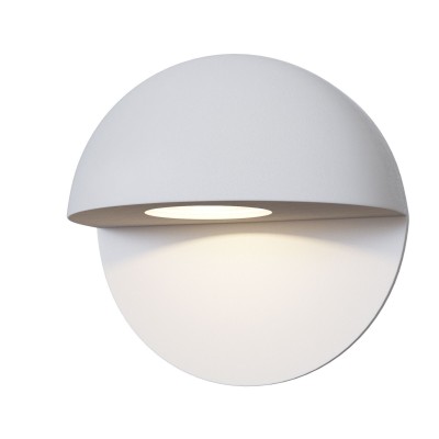 Aplica incastrata LED iluminat exterior IP55, design modern, 6cm Mezzo alb