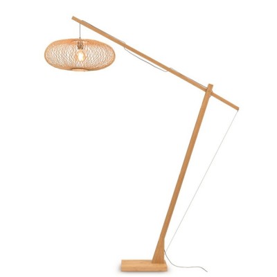 Lampadar eco din bambus Cango L natur, 60x25cm