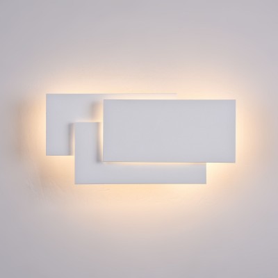 Aplica de perete LED design modern Kona alb