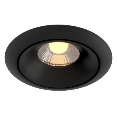 Spot incastrabil LED design modern Yin negru