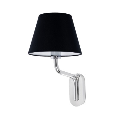 Aplica de perete moderna design elegant ETERNA crom/negru