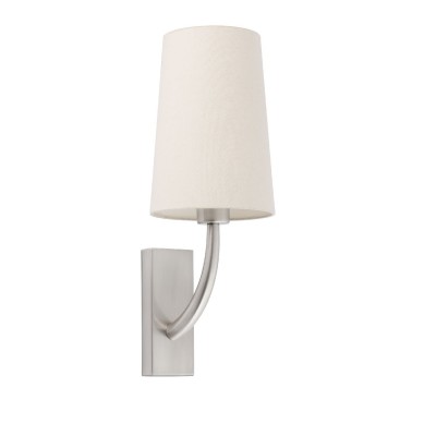 Aplica de perete eleganta design clasic REM nickel/bej