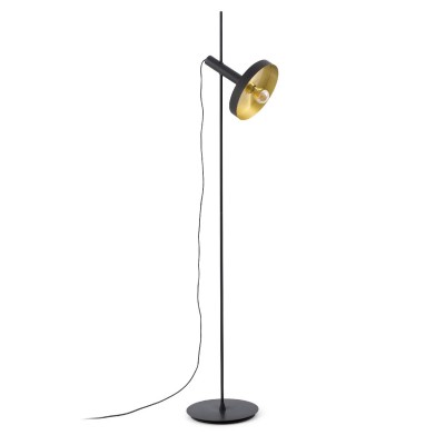 Lampadar / Lampa de podea design modern WHIZZ negru/auriu