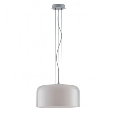 Pendul design modern, diametru 35cm, GIBUS alb