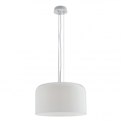 Pendul design modern, diametru 40cm, GIBUS alb