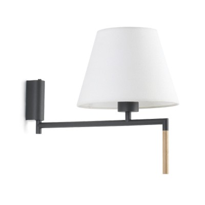 Aplica moderna directionabila design elegant RON gri inchis/alb