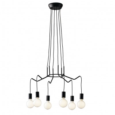 Lustra suspendata design modern Habitat, 66cm negru