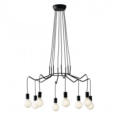 Lustra suspendata design modern Habitat, 85cm negru