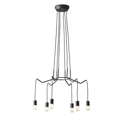 Lustra suspendata design modern SPIDER, 66cm antracit