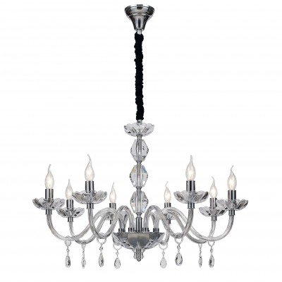 Candelabru design clasic RIFLESSO, 83cm, crom