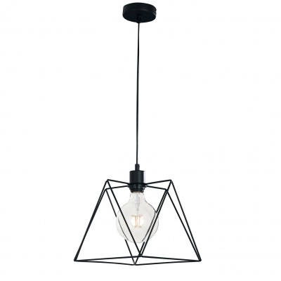 Pendul design clasic SANTANA, 26x26cm negru