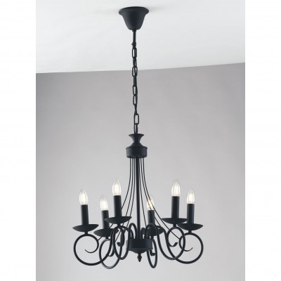 Candelabru design clasic BEATRICE, 50cm, antracit