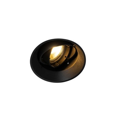 Spot LED incastrabil modern ONEON DL ROUND 50-1 negru