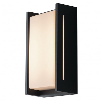 Aplica LED pentru iluminat exterior design modern IP54 COMPACT negru