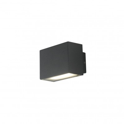 Aplica LED luminat exterior design modern IP54 AGERA negru