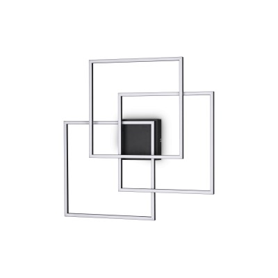 Lustra LED aplicata design geometric FRAME PL QUADRATO nergru