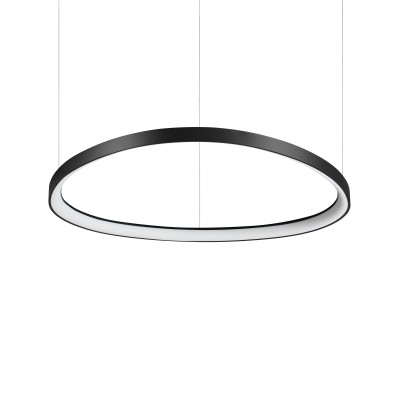 Lustra LED suspendata design circular GEMINI SP D081 NERO