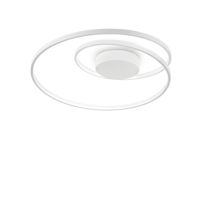 Lustra / Plafoniera LED design modern circular OZ PL ON-OFF BIANCO