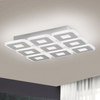 Plafoniera LED dimabila design modern Domino 41x41cm