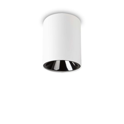 Spot LED aplicat modern Nitro pl round d08 BIANCO