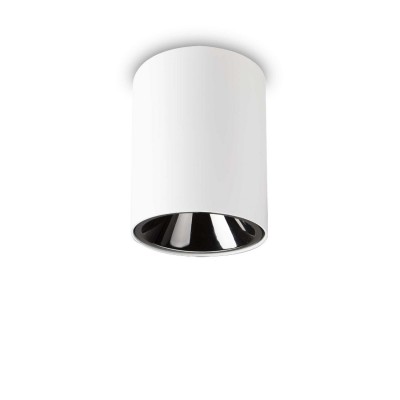 Spot LED aplicat modern Nitro pl round d09 BIANCO