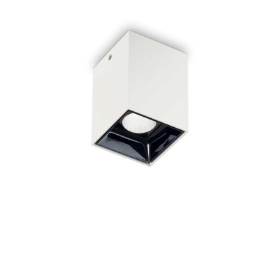 Spot LED aplicat modern Nitro pl square d05 BIANCO