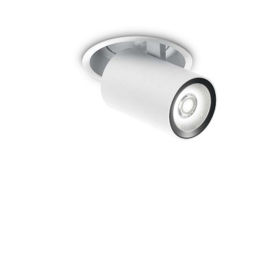 Spot LED directionabil, incastrabil pentru tavan fals NOVA 12W 4000K WH