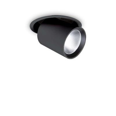 Spot LED directionabil, incastrabil pentru tavan fals NOVA 30W 4000K BK