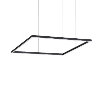 Lustra LED design modern geometric ORACLE SLIM SP D070 SQUARE 3000K ON-OFF BK