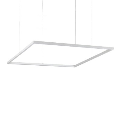 Lustra LED design modern geometric ORACLE SLIM SP D090 SQUARE 3000K ON-OFF WH