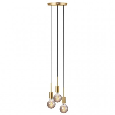 Lustra cu 3 pendule design modern PACO alama