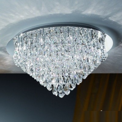 Lustra eleganta cristal K9 Celeste 75cm, chrome