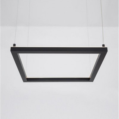 Lustra suspendata LED dimabila design modern ETERNA negru