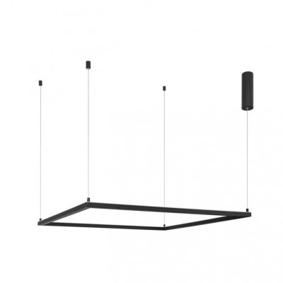 Lustra suspendata LED dimabila design modern ETERNA negru