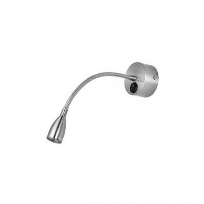 Aplica LED de perete directionabila design modern Flex crom