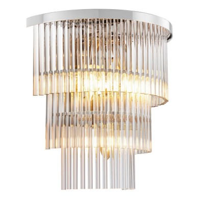 Aplica de perete design LUX East, nickel