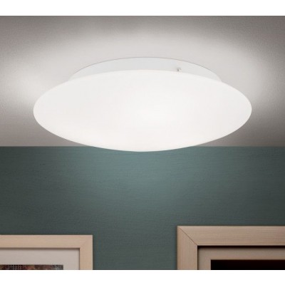 Plafoniera moderna diametru 45cm, Alba