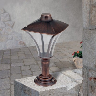 Stalp LED de iluminat exterior stil traditional IP65 DAIKO, H-50cm