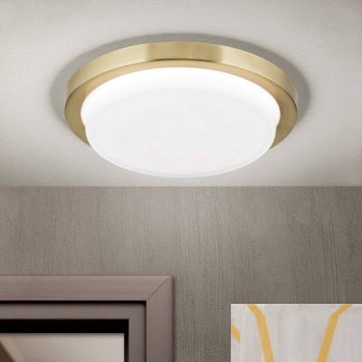 Plafoniera LED moderna LEROX Ø20cm alama antique