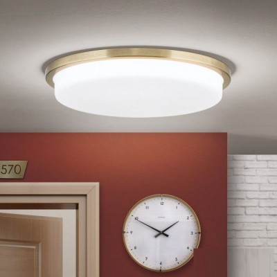 Plafoniera LED moderna LEROX Ø40cm alama antique