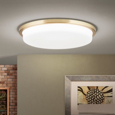 Plafoniera LED moderna LEROX Ø40cm alama mat