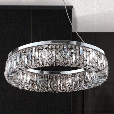 Lustra cristal Schöler design modern de lux Ring 60cm chrome plated