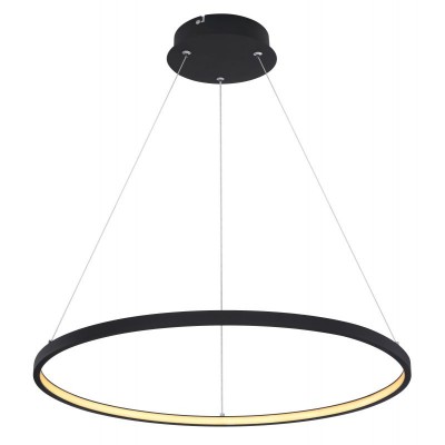 Lustra LED suspendata design modern circular RALPH 29W negru